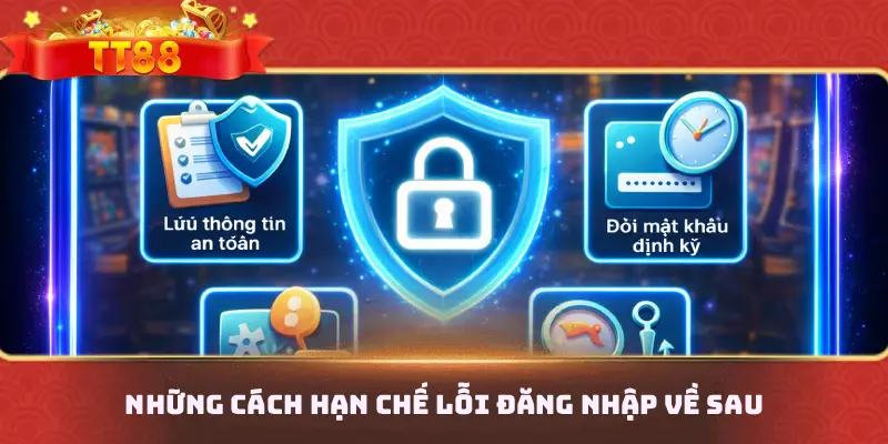 Những cách hạn chế lỗi đăng nhập về sau