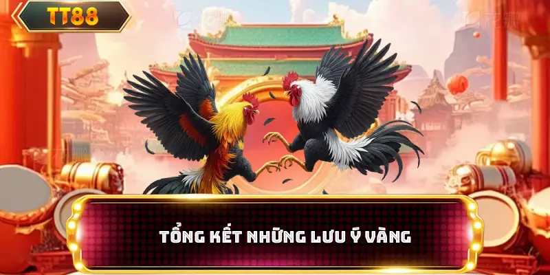 Tổng kết những lưu ý 