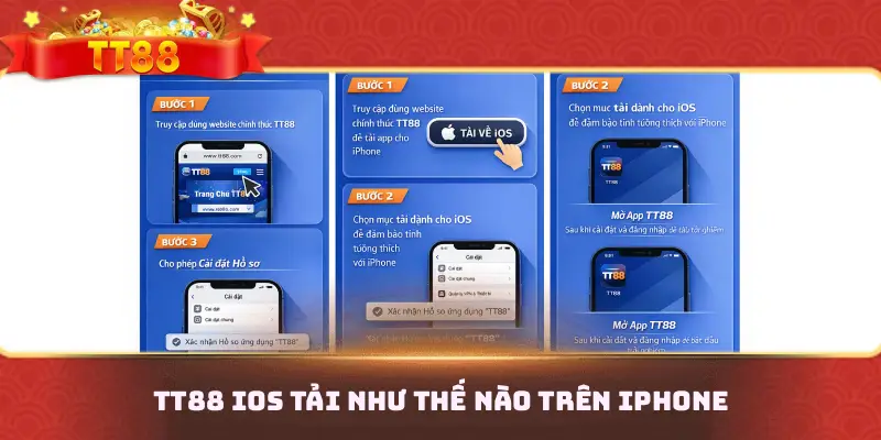 TT88 iOS tải như thế nào trên iPhone